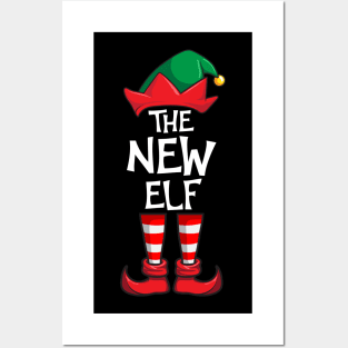 New Elf Matching Family Christmas Posters and Art